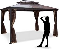 Sans margue Luxe paviljoen - 3x3M - Bruin