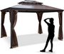 Sans margue Luxe paviljoen - 3x3M - Bruin