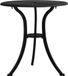 Prolenta Maison Exclusive - Table de jardin noire 62 x 62 x 65 cm en fonte d'aluminium