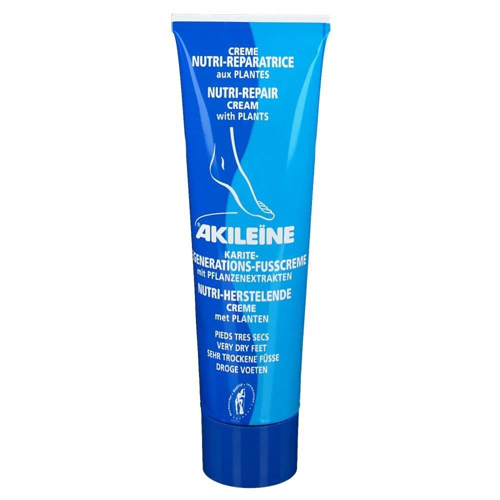 ®Akileïne Akileine Nutri-Herstellende Crème Droge Voeten 100 ml crème