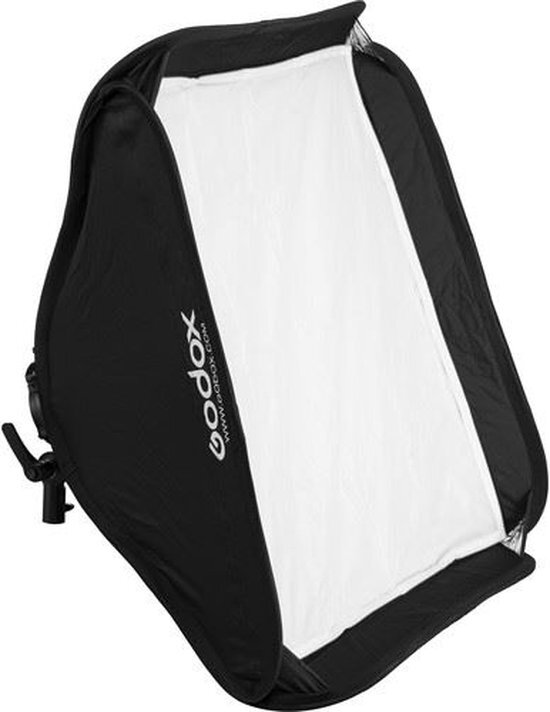 Godox S2 type Bracket Bowens + Softbox 60x60cm + Grid