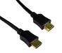 RS PRO HDMI-kabel A HDMI Ethernet stekker B HDMI Ethernet stekker 4K max, 50cm, zwart