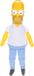 The Jakks Pacific Inc. THE SIMPSONS, SHELF TALKERS FUNCTIONELE PLUCHE TALKING HOMER