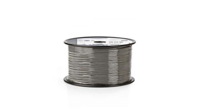 Nedis COTR15000GY100 Gebalanceerde Audiokabel 2x 0 16 Mm² 100 M Rol Grijs