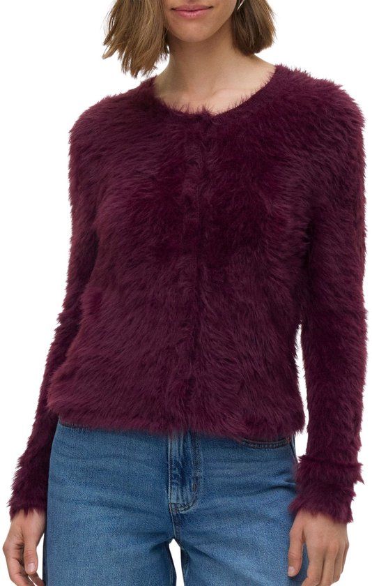 Vero Moda Luffy Cardigan Sweater - Dark Red - Women's Size M