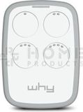 Why Evo 2nd generation, vervangende handzender, universele afstandsbediening, Magnolia White