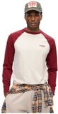 Superdry Essential Baseballtop met logo en lange mouwen Heren Tops