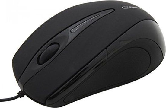 Esperanza Sirius USB Optical Mouse - 1000 DPI - 3 Buttons - Black