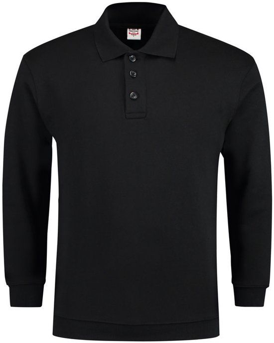 Tricorp polosweater boord - Casual - 301005 - zwart - maat XXL