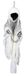 Boland geest pop - wit - 100 cm - zonder gezicht - geest - halloween - hangdecoratie