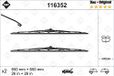 SWF Das Original 2x Ruitenwisserbladen 116352