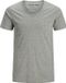 Jack & Jones Basic V-Neck T-shirt Light Grey Melange XS