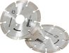 Holzmann Jeu de 2 disques diamant pour scie circulaire - Ø 125 mm - alésage 22,23 mm