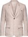 OMBRE Blazer - Regular Fit - Lange Mouw - Knopen Lichtbruin M