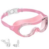 Seaflar Zwembril voor volwassenen met neusclip en oordopjes | Anti-condens, UV400-bescherming, 180° zicht, 3D-siliconen afdichting, zwembril voor dames en heren