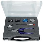 Promat Nordwest AG Promat/Tecwerk Assortiment adereindhulzen | 502 delig 0,50-4,00 mm² | tang, fasetester | assortimentskoffer - 4000810404