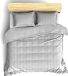 De Witte Lietaer Zygo Dekbedovertrek - Tweepersoons - 200x200/220 cm - Silver