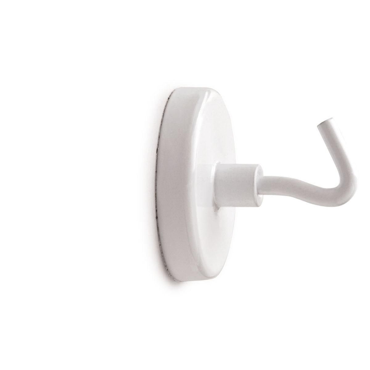 Maul 6157802 Magneethaak - Wit - 25mm - 3kg - 5 stuks