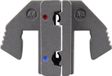 TOOLCRAFT PLE-0A4 Krimp-onderdelen Geïsoleerde platte stekkerhulzen Krimpbereik: 0.5 tot 2.5 mm² Geschikt voor merk: TOOLCRAFT PZ-500
