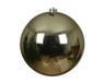 Decoris boule de noël 20cm en plastique, couleur vert 1 pièce
