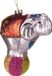 BRUBAKER Circus Olifant Op Bal Kleurrijk - Handgeschilderde Kerstbal van Glas - Handgeblazen Kerstboomversieringen Figuren Grappige Decoratieve Hangers Boombal - 11 cm