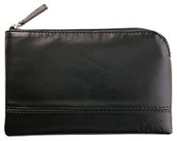 RHODIA 116523C - Etui met Ritssluiting in Imitatieleer - Zwart - Maat S (11 x 17 cm)