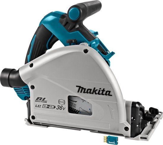 Makita DSP601ZJU 36V Li-Ion accu invalcirkelzaag body in Mbox (AWS) - 160 x 20 x 56mm