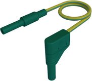 SKS Hirschmann MAL S WG-B 100/2,5 ge/gn Veiligheidsmeetsnoer 4mm-veiligheidsstekker 4mm-veiligheidsstekker 100 cm Geel-groen