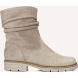 Gabor Enkellaarzen 655 Dames Beige Suède Blokhak Ritssluiting Maat 35,5