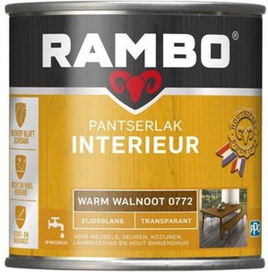 Rambo Pantserlak Interieur Transparant Zg Warmwalnoot 0772 0