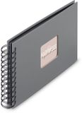 Hama Spiraal fotoalbum - Fine Art - 24x17 - 50 pagina's - Steengrijs