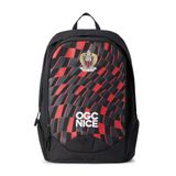 Kappa ABECK 3 OGC Nice Uniseks rugzak voor volwassenen, zwart/rood, normaal