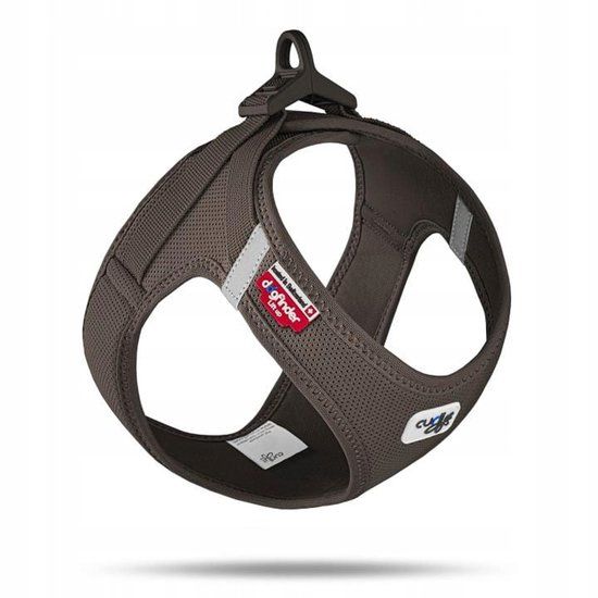Vest Curli Clasp Air Mesh Hondentuigje Bruin Maat S
