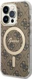 Guess IML 4G Back Case (MagSafe Compatible) - Apple iPhone 15 Pro - Bruin