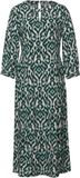 Street One Jurk Dierenprint Groen Viscose Maat 38