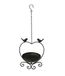 Dehner Natura wildvogel voederdispenser Kalahari, ca. 27 x 21,5 x 16 cm, metaal, grijs