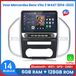 Awesafe Autoradio - Geschikt voor Mercedes Benz Vito 3 W447 2014 t/m 2022 - RAM 6GB+ ROM 128GB - 10.1 inch Android14 Autoradio - Draadloos Carplay & Android auto - Ondersteuning voor 4G SIM - GPS Navigatie RDS - Bluetooth & Wifi