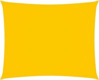 vidaXL Zonnescherm rechthoekig 4x5 m oxford stof geel
