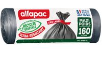Alfapac – 10 zakken 160 L gerecycled maxi-gewicht met grote schakels