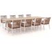 Manifesto Furniture Rivola/Bresimo Manifesto 330cm dining tuinset 9-delig