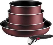 TEFAL L7249602 Set de vaisselle couleur noir bordeaux