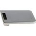 Siso U-SEE SQUARE à coller pour portes simples, argent mat