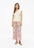 s.Oliver Culottes van crêpejersey bordeaux