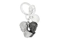 METALMORPHOSE - Sleutelhanger Bedels Sterrenbeeld Tweelingen - Sterrenbeeld Tweelingen - Cadeau voor heren, dames en kinderen, Zilver, Eén maat
