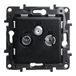 Stopcontact Legrand Stopcontact TV-R-SAT zwart 1,5 dB Niloe Step inbouw