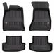 Frogum - No.77 - Tapis de sol 3D - Convient pour AUDI A5 II F5 COUPE (à partir de 2016) - 4 pièces - Caoutchouc TPE - Noir