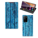B2Ctelecom Samsung Galaxy Note 20 Ultra Book | Wallet Case | Wood Blue