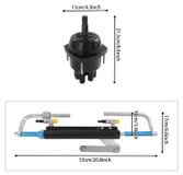 Direction hydraulique marine - Pompe de gouvernail BBH90C - Convient aux hors-bords jusqu'à 90 ch - 68 cm³ - 6,9 MPa - Tuyau hydraulique jusqu'à 200 bar - Noir