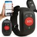 Bracelet d'urgence SOS 4G avec localisation GPS, pour seniors. Avec cardiofréquencemètre de poignet et application associée