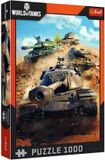 Trefl - World of Tanks, Tanks in Battle - Puzzel 1000 elementen - Legpuzzel met tanks uit het populaire spel, voor volwassenen en kinderen vanaf 14 jaar